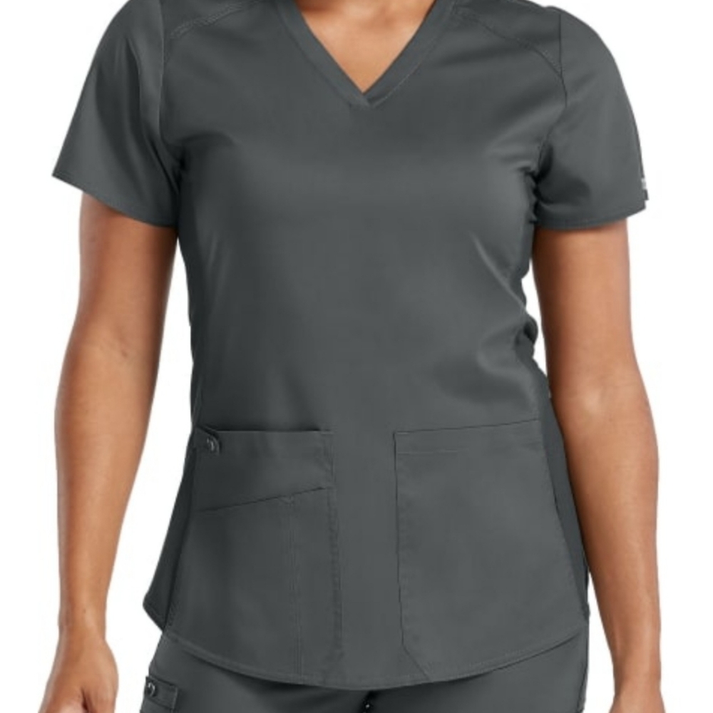 Med Couture TouchKerri Shirttail Hem V-Neck TopWomen's ScrubsItem# 7459 